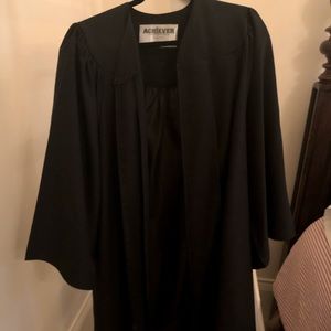 Black graduation gown